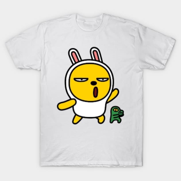 KakaoTalk Muzi and Con Character (OKAY) T-Shirt by icdeadpixels